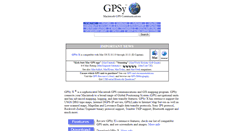 Desktop Screenshot of gpsy.com